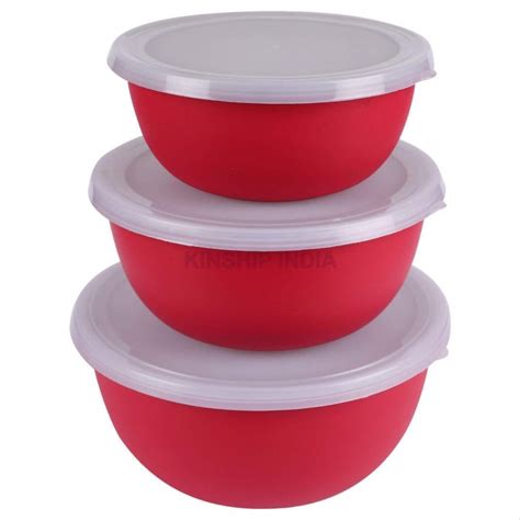 Kinship India Red Euro Bowl Set At Rs 235 Set In Delhi ID 20317628948