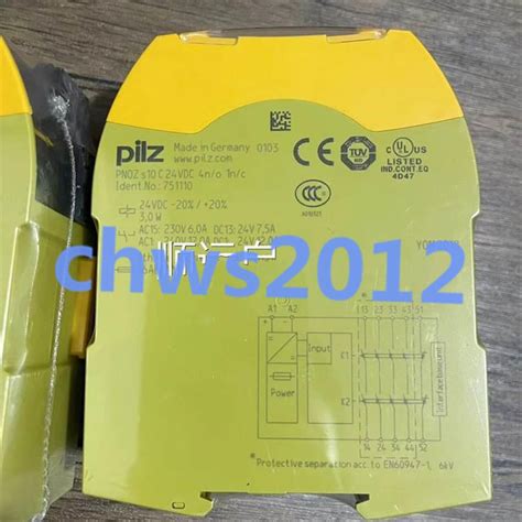 Pcs New In Box Pilz Safety Relay Pnoz S C Vdc N O N C Ebay