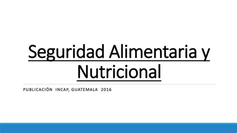 Seguridad Alimentaria Y Nutricional Ederson Ramirez UDocz