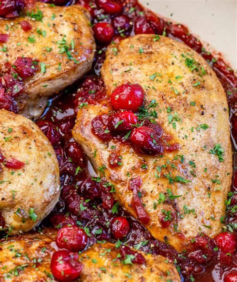 Baked Balsamic Cranberry Chicken Healthy Fitness Meals