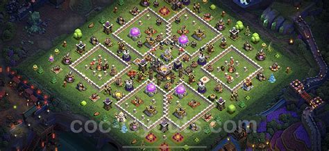 Melhor Layout De Farm Cv11 Com Link Anti Ar Electro Dragão Híbrido Coc Clash Of Clans 2023