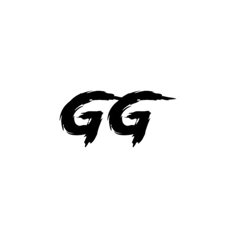 Premium Vector Gg Monogram Logo Design Letter Text Name Symbol