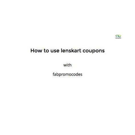 How To Use Lenskart Coupons