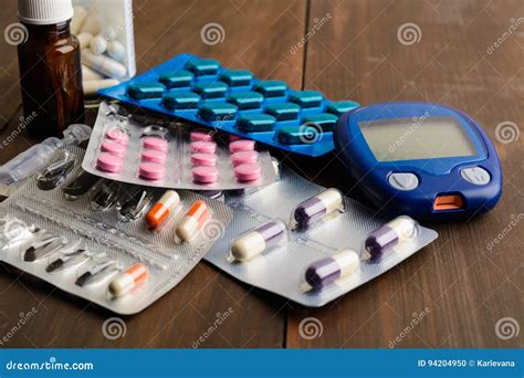 Different Pills for Diabetes Treatment Stock Photo - Image of drug ...