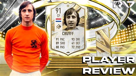 UNA DE MIS CARTAS FAVORITAS JOHAN CRUYFF MID 91 PLAYER REVIEW FIFA 23