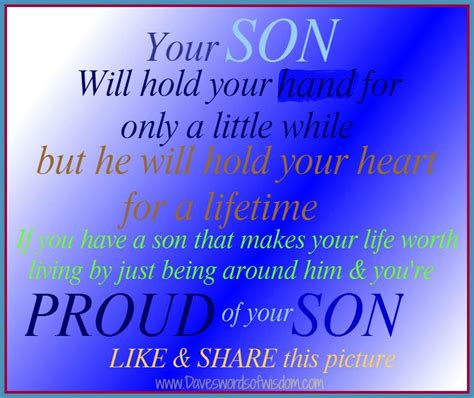 Proud Of Son Quotes And Sayings QuotesGram