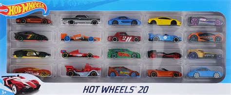 Hot Wheels Набор машинок 20 шт комплектация в ассортименте купить в интернет магазине OZON с