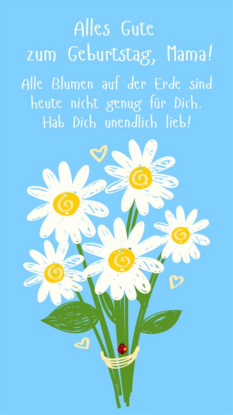 Geburtstagswünsche Für 💐mama Von Kindern Die Schönsten Sprüche Für