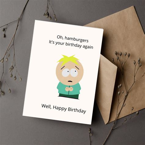 South Park Happy Birthday Card