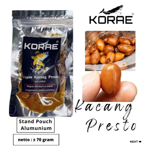 Jual Best Seller Umpan Ikan Bawal Kacang Korae Presto Ikan