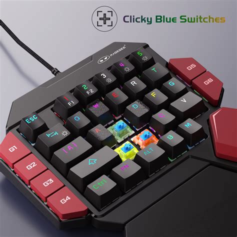 Snapklik Magegee One Handed Professional Gaming Keyboard Rgb