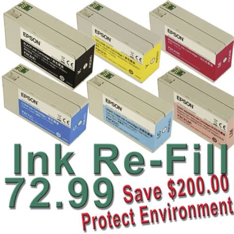 Refill Your Used Epson Discproducer Pp Pp Ink Cartridges Save