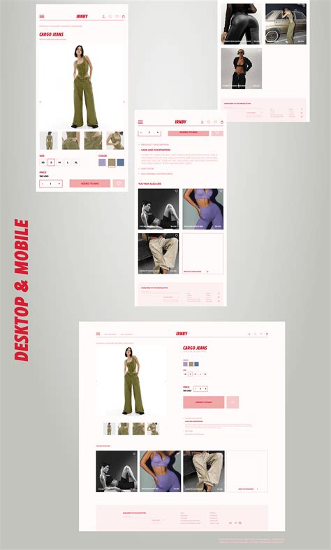 IRNBY | website redesign | редизайн сайта on Behance