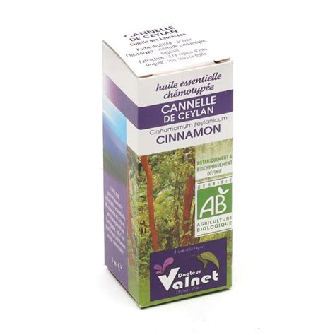 Huile Essentielle Cannelle De Ceylan Bio Docteur Valnet Anti Infectieux