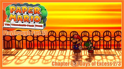 Paper Mario Ttyd Switch Playthrough Part Chapter Days