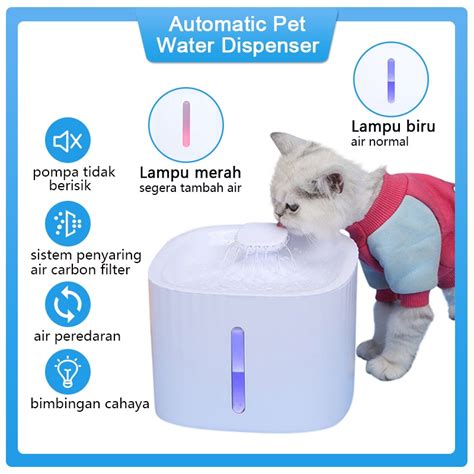 Jual Dispenser Tempat Minum Kucing Anjing Otomatis Pet Water Dispenser