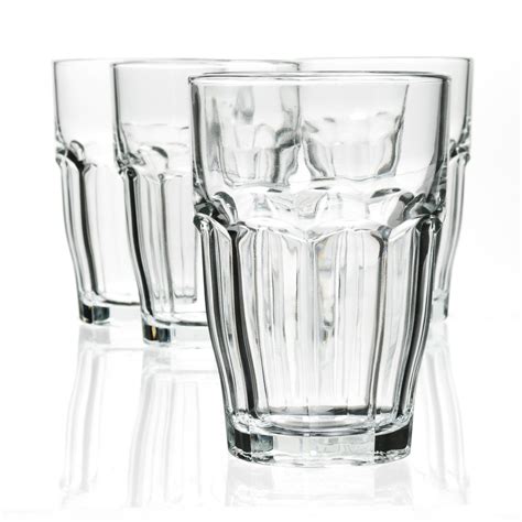 Bormioli Rocco Rock Bar Long Drink Glasses 12 Floz Set Of 4 Save 73