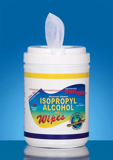 99 Isopropyl Alcohol Wipes Polyester 6 X 9 High Tech Conversions