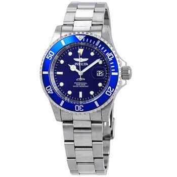 Invicta Pro Diver Automatic Blue Dial Stainless Steel Men S Watch 33503