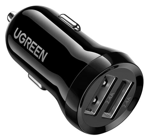 Автомобильное зарядное устройство Ugreen ED018 24W 2xUSB Car Charger ...
