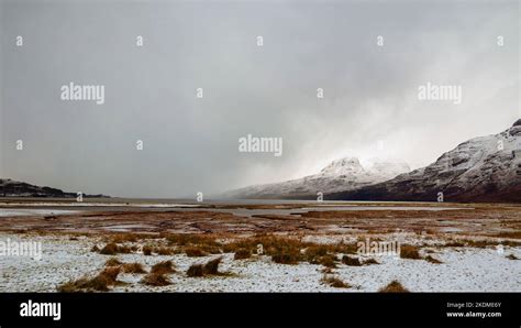 View Of Slioch Torridon West Coast Highlands Wester Ross Scotland