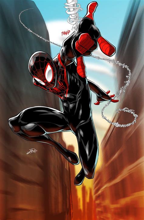 Miles Morales | Ultimate spiderman, Spiderman art, Marvel spiderman