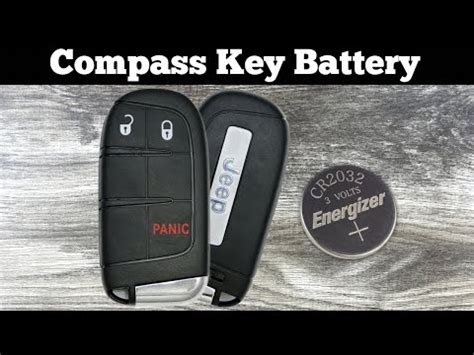 How To Replace Jeep Compass Key Fob Battery Change