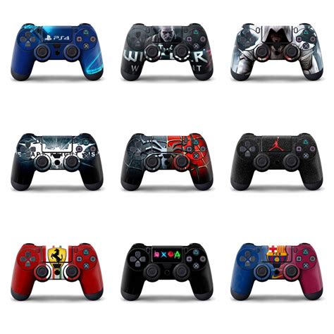 2 Pack PS4 Controller Wireless Remote Skins Decal Wrap 50 Colors ...