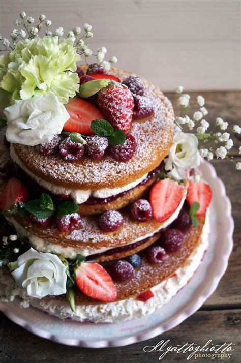 Naked Cake Ai Frutti Di Bosco Per La Mia Biondina IlGattoGhiotto It