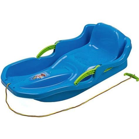 Speed Bob Luge Enfant Avec Dossier Et Freins Bleu Cdiscount Sport