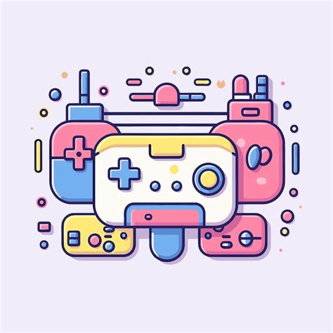 Premium Vector Vector Of Game Controllers With Various Colors