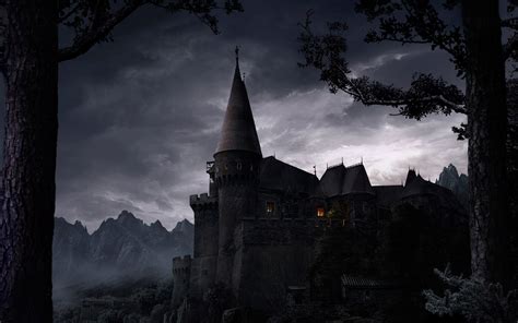 Enchanted Castle A Dark Fantasy Hd Wallpaper