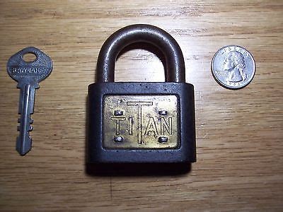 Antique Vintage Yale Titan Padlock With Key Antique Price Guide