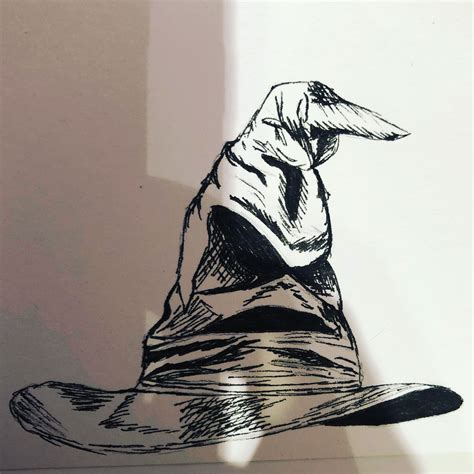 Harry Potter Sorting Hat Drawing