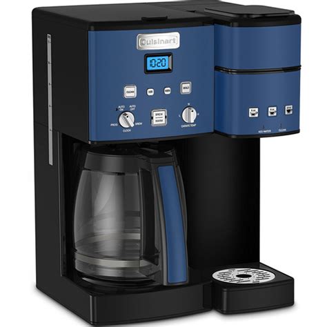 Cuisinart Coffee Center 12 Cup Coffee Maker And Single Serve Brewer Navy Ss 15nv