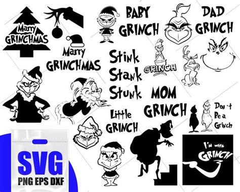 The Grinch Silhouette SVG