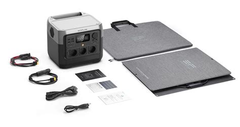 Kit Station De Charge Portable W Wh Ecoflow River Pro Avec