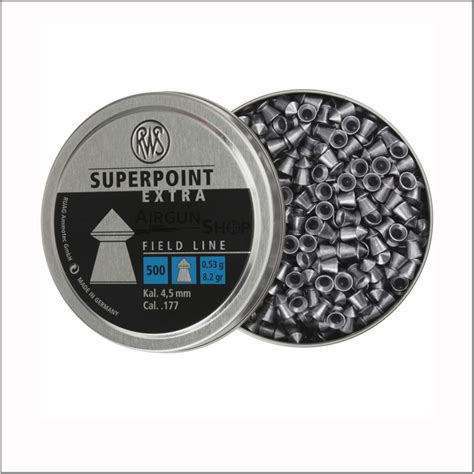 RWS Superpoint Extra Pellets 0 177 Cal 8 2gr 500ct Airgun Shop