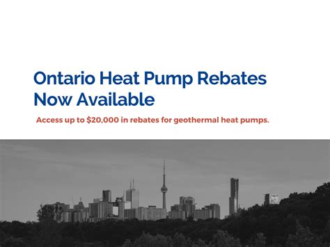 Heat Pump Rebates Ontario 2022