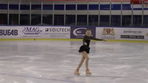 Antonina Adamowicz Fs Solistki Advanced Novice I Puchar Gdanska Youtube