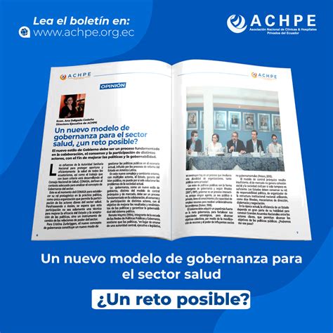 ACHPE on Twitter Boletín informativo ACHPE 2022 Un nuevo modelo de