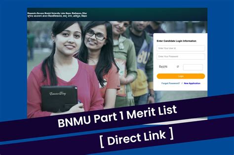 Bnmu Part 1 Merit List 2023 Direct Link