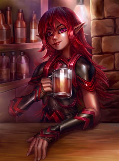 Commission At The Bar By D Ab F On Itaku