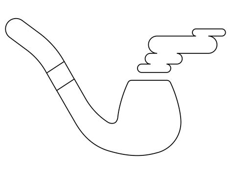 Smoking Pipe Coloring Page ColouringPages