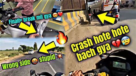 💔crash Hote Hote Bach Gya 😰 Finally Bike Me Brake Liver Lag Gya 😍 Dbdmotovlog Youtube