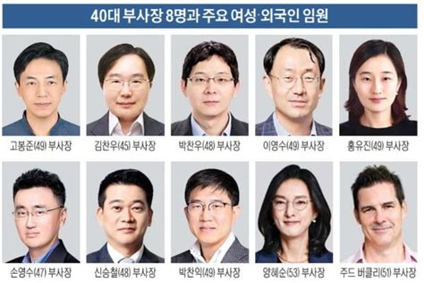 삼성전자 오로지 능력만 본다30代 상무 4명 40代 부사장 10명 한국경제