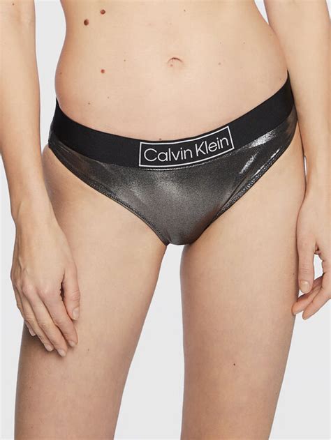 Calvin Klein Swimwear Bikini Pezzo Sotto Classic Kw Kw Nero