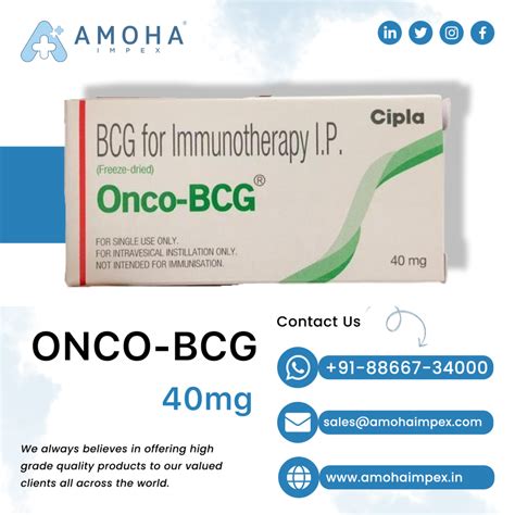 Bacillus Calmette Guerin Strain Onco Bcg 40mg Injection At Rs 500