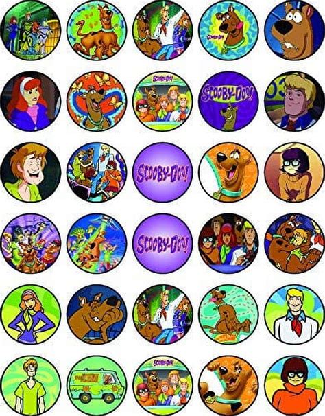 Scooby Doo Edible Cupcake Toppers By Home Dcor Count Walmart