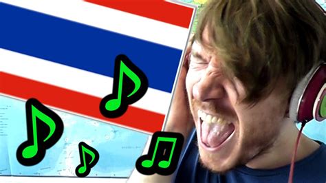 Funny British Guy Sings Thai Songs Youtube